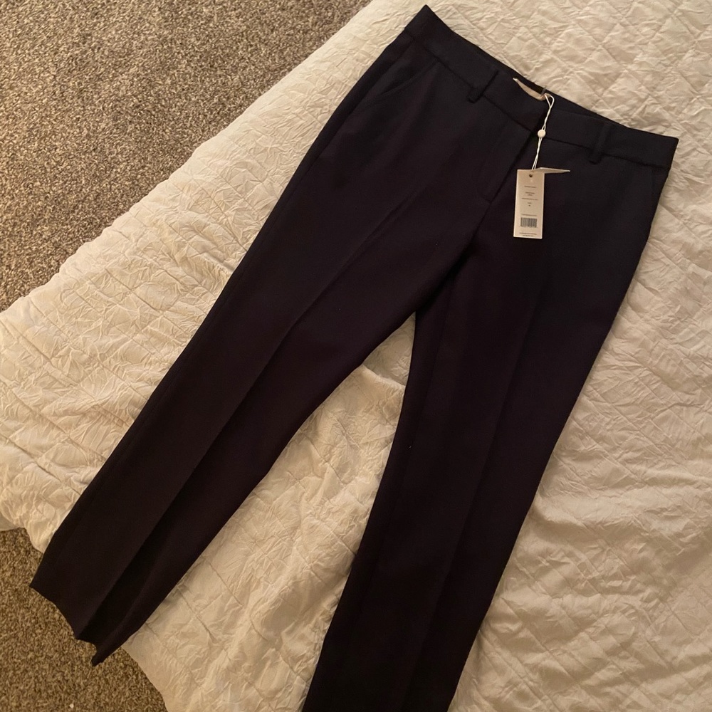 NWT Tory Burch navy dress pant size 4